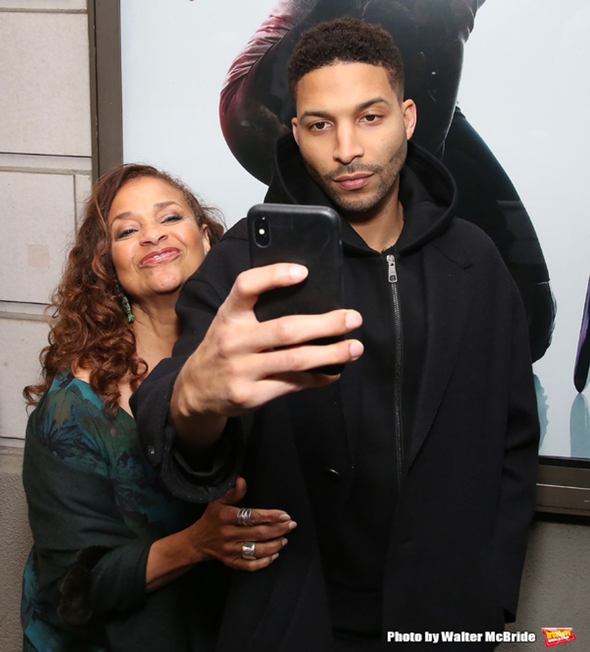 Debbie Allen and Norman Nixon Jr. at 