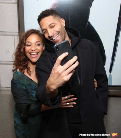 Debbie Allen and Norman Nixon Jr.  Photo