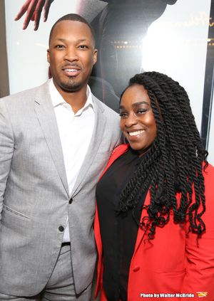 Corey Hawkins and guest @ BroadwayWorld Corey Hawkins and guest Photo