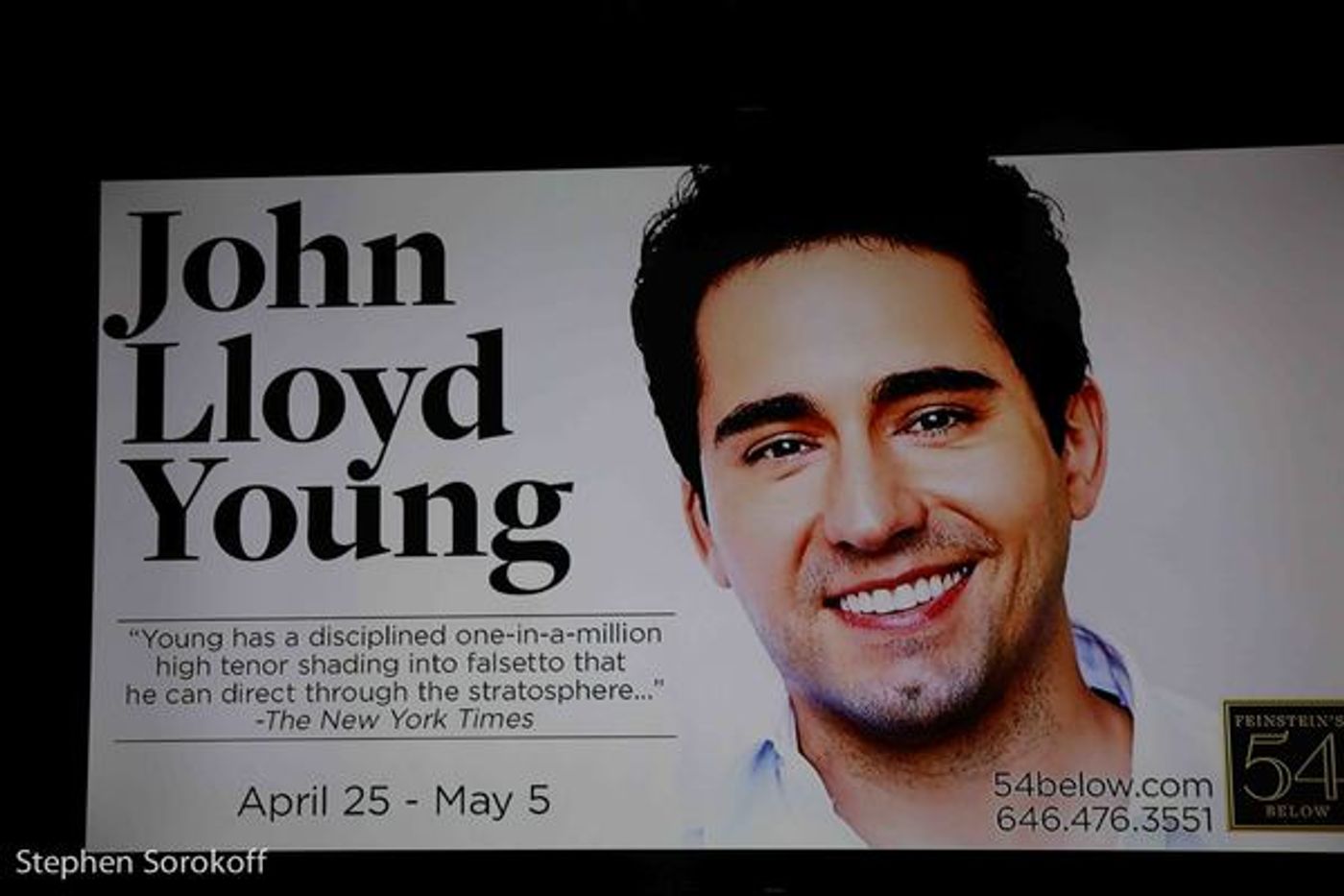 Photo Coverage: John Lloyd Young Opening Night at Feinstein's/54 Below Photo Coverage: John Lloyd Young Opening Night at Feinstein's/54 Below Image