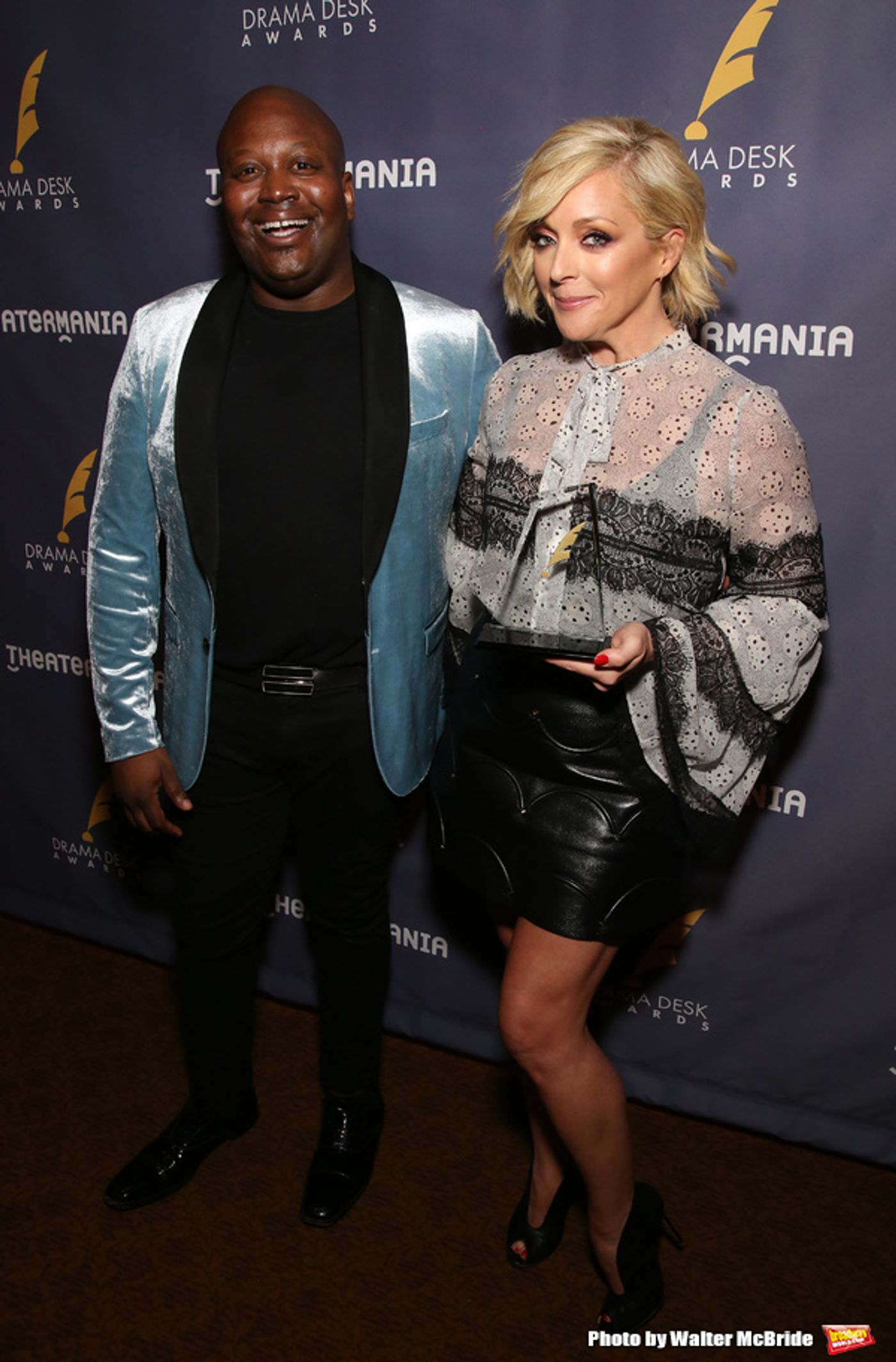 FREEZE FRAME: Jane Krakowski & Tituss Burgess Announce the 2018 Drama Desk Awards Nominations FREEZE FRAME: Jane Krakowski & Tituss Burgess Announce the 2018 Drama Desk Awards Nominations Image