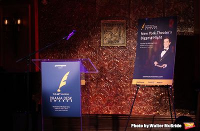 Tituss Burgess and Jane Krakowski attend the 2018 Drama Desk Awards Nominations annou Photo