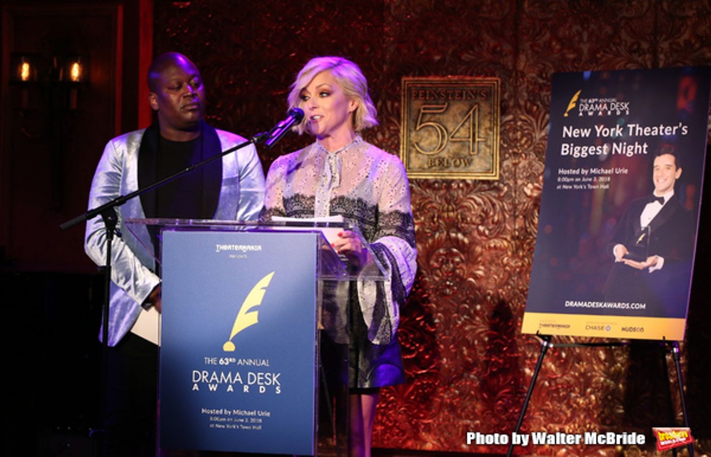 Photo Coverage: Jane Krakowski & Tituss Burgess Announce the 2018 Drama Desk Awards Nominees!  Image