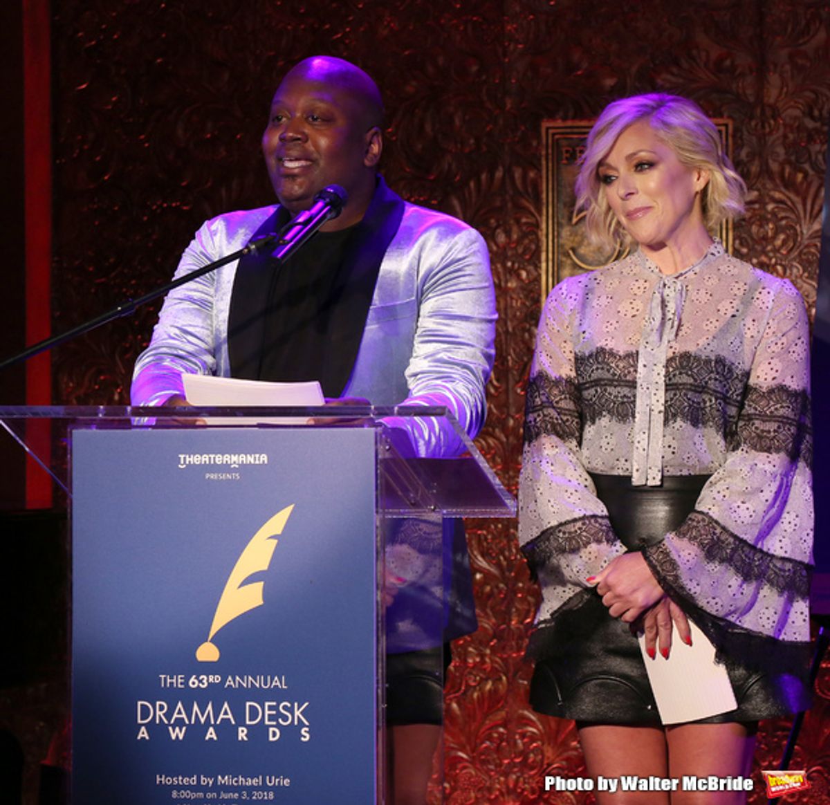 Tituss Burgess and Jane Krakowski at 