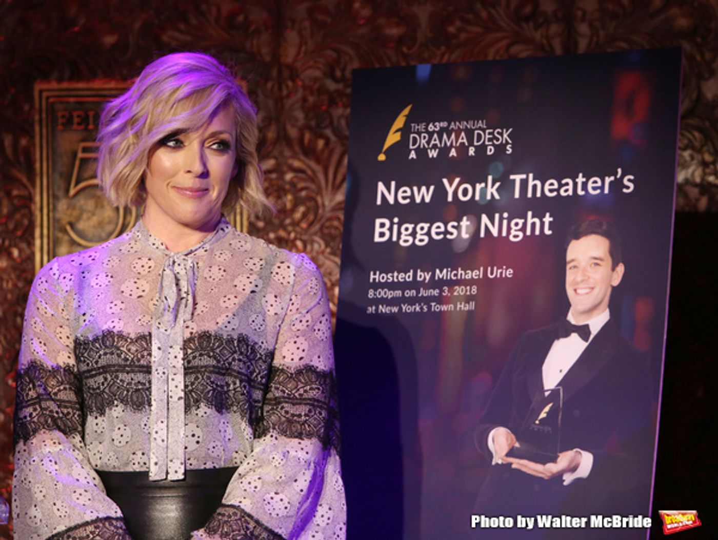 Photo Coverage: Jane Krakowski & Tituss Burgess Announce the 2018 Drama Desk Awards Nominees!  Image
