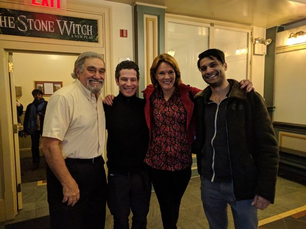 Dan Lauria, Thomas Kail, Carolyn McCormick, Rupak Ginn at 
