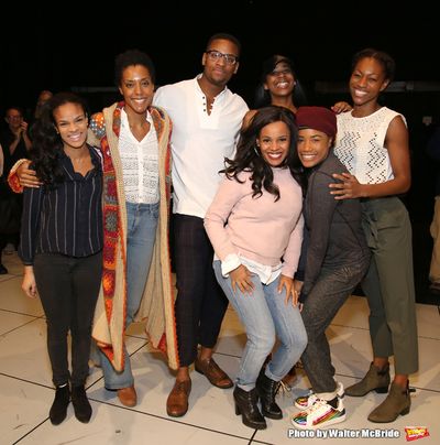 Storm Lever with fellow Broadway debuts  Photo