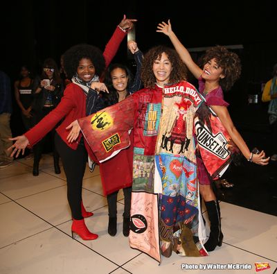 Afra Hines with LaChanze, Storm Lever and Ariana DeBose  Photo