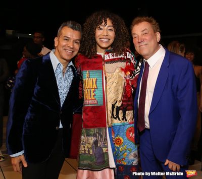 Afra Hines with Sergio Trujillo and Des McAnuff  Photo