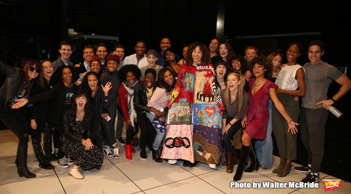 Afra Hines with the cast  at 