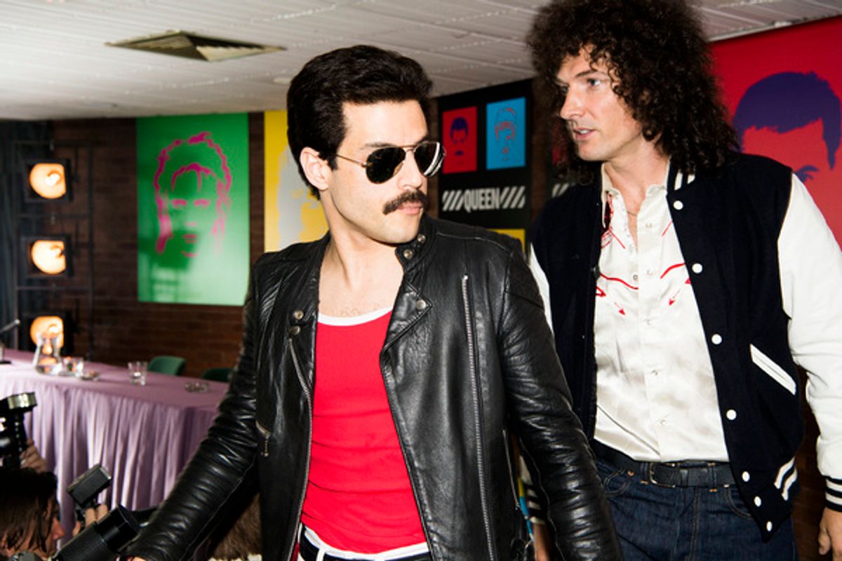 DF-14964_R â€“ Rami Malek (Freddie Mercury) and Gwilym Lee (Brian May) star in Twentieth Century Foxâ€™s BOHEMIAN RHAPSODY. Photo Credit: Alex Bailey. at 