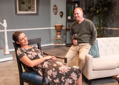 Amanda Zarr and Robert Foran in the OC Premiere of GOOD PEOPLE

 Photo