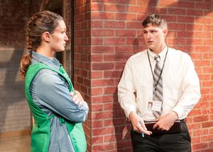 Amanda Zarr and Alec Kenney in the OC Premiere of GOOD PEOPLE

 Photo