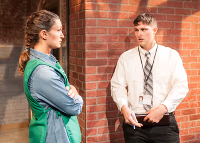 Amanda Zarr and Alec Kenney in the OC Premiere of GOOD PEOPLE

 Photo