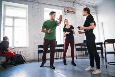 Nicholas Rodriguez with Broadway Dreams Russia Students Photo