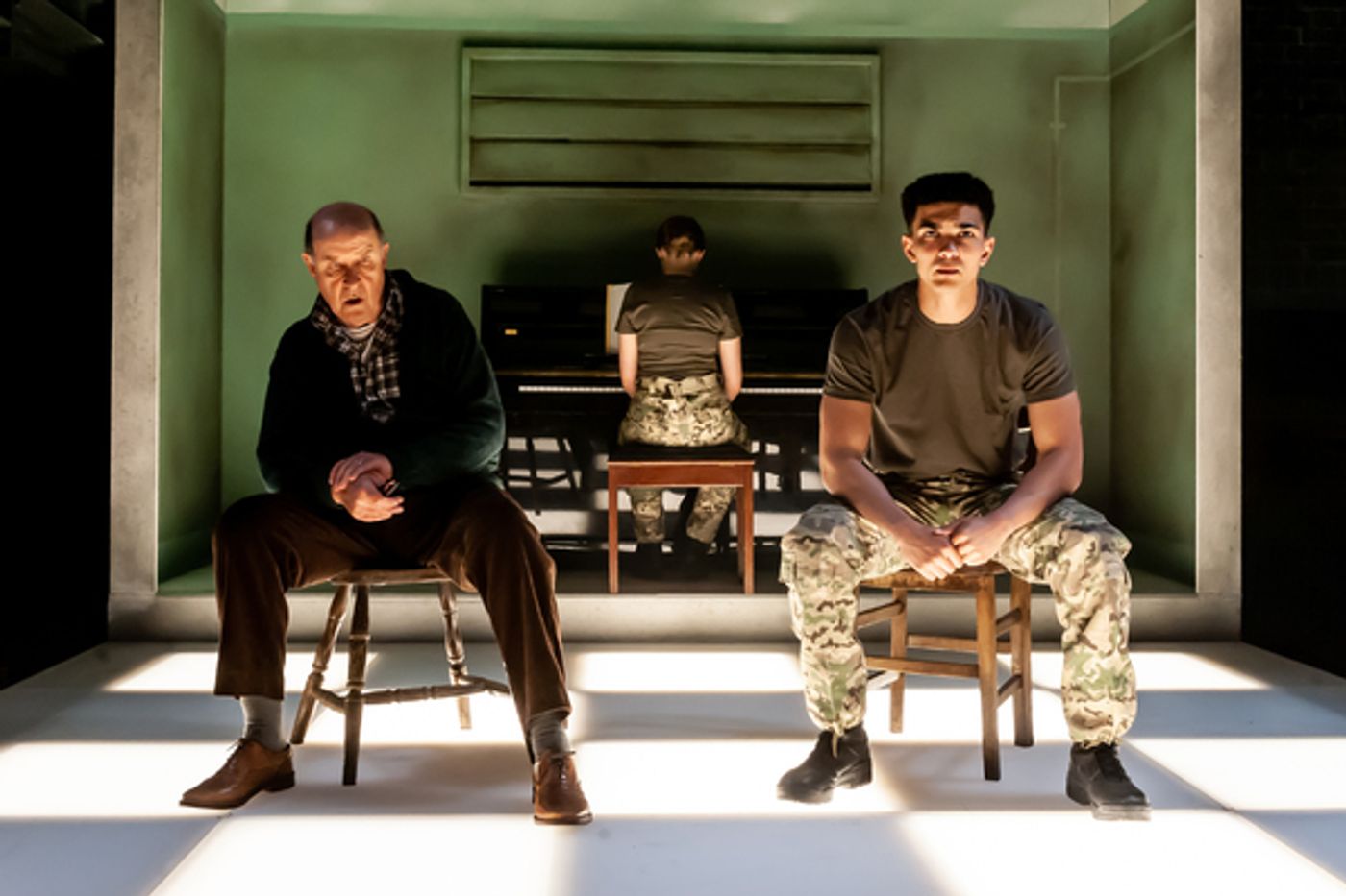 Photo Flash: First Look at NOT TALKING at Arcola Theatre  Image