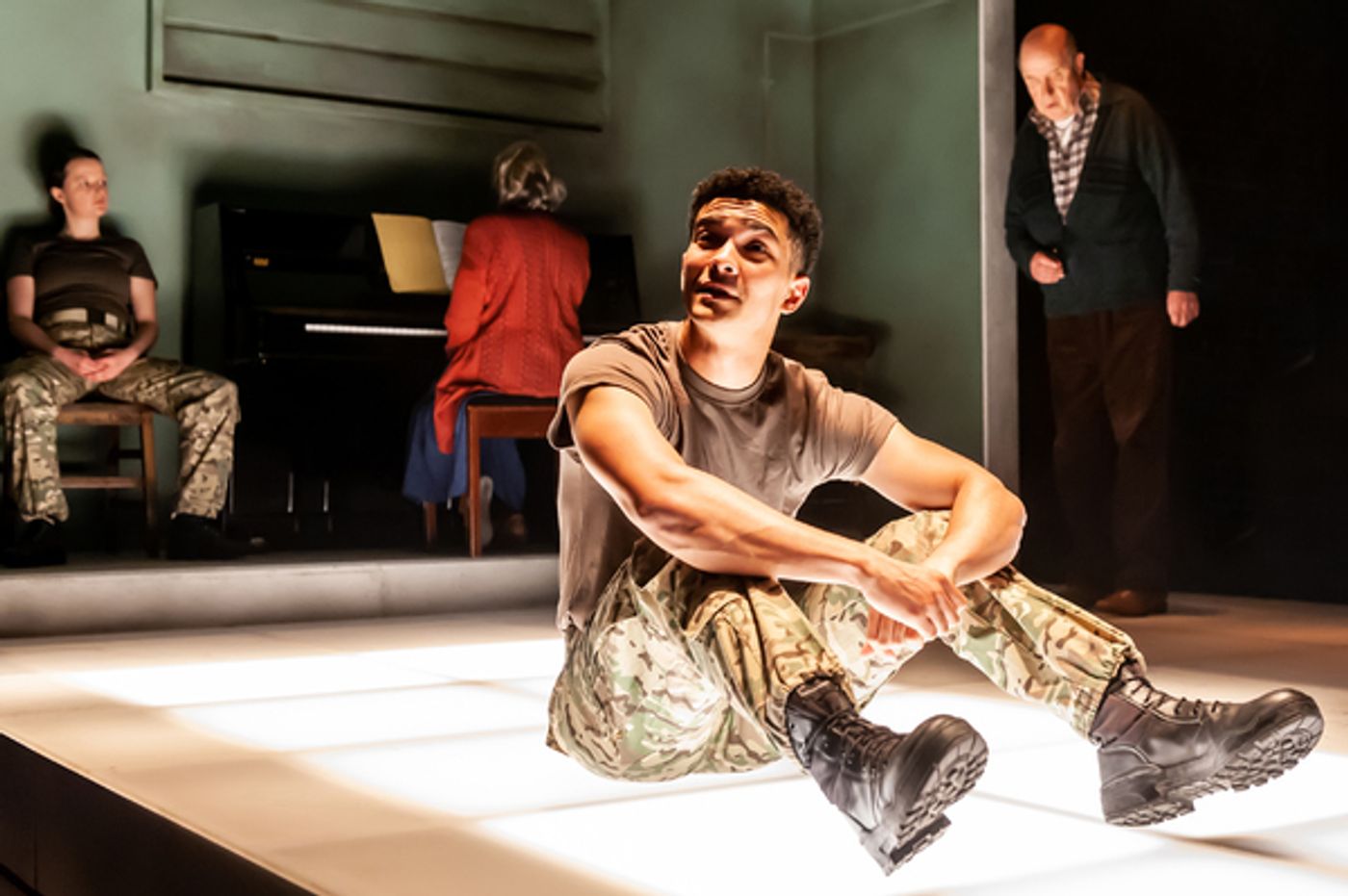 Photo Flash: First Look at NOT TALKING at Arcola Theatre  Image