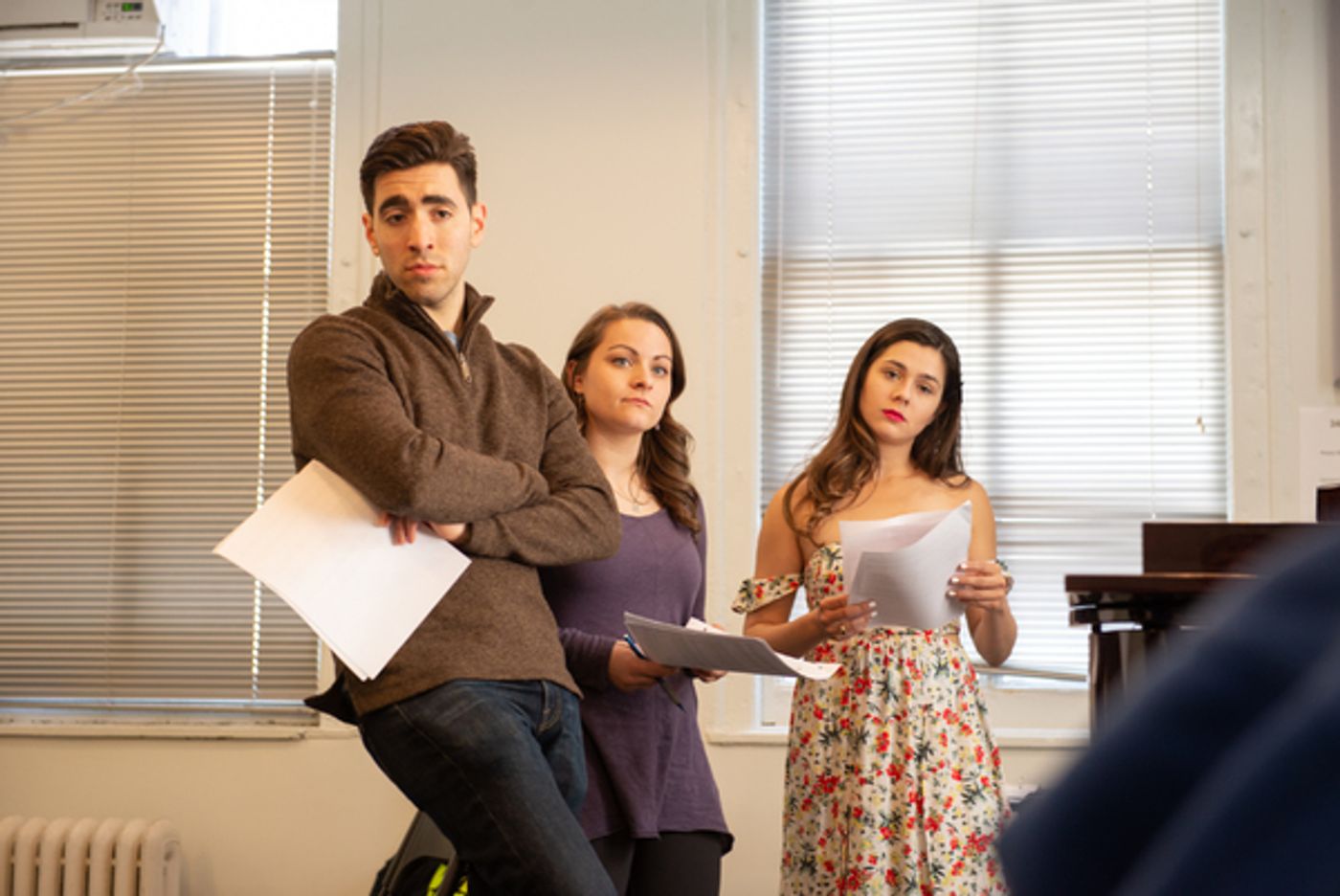 Photo Flash: In Rehearsal with MOLASSES IN JANUARY  Image