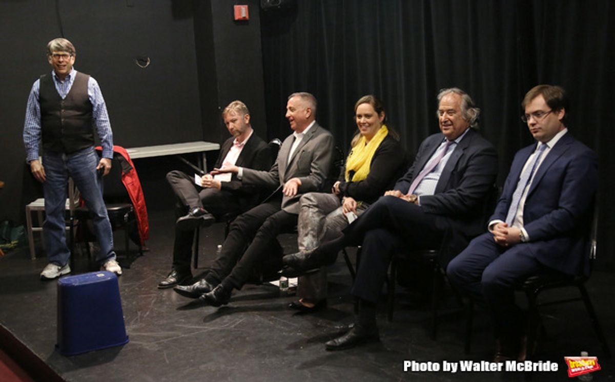 Bob Ost, David Carpenter, Michael Alden, Themis Gomes, Stewart F. Lane and Hal Berman at 