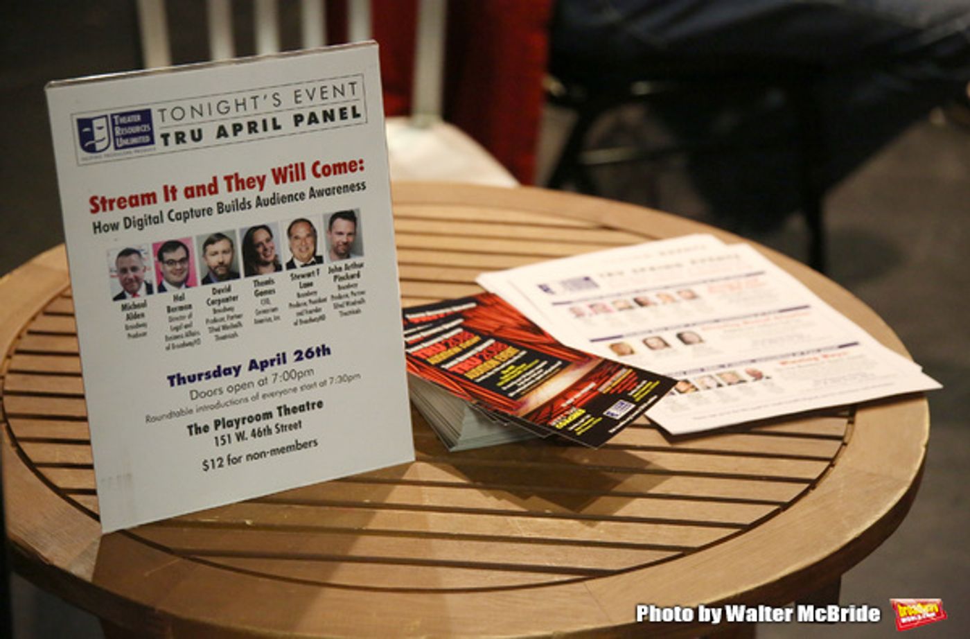 Photo Coverage: Theater Resources Unlimited Holds Panel: Stream It and They Will Come  Image