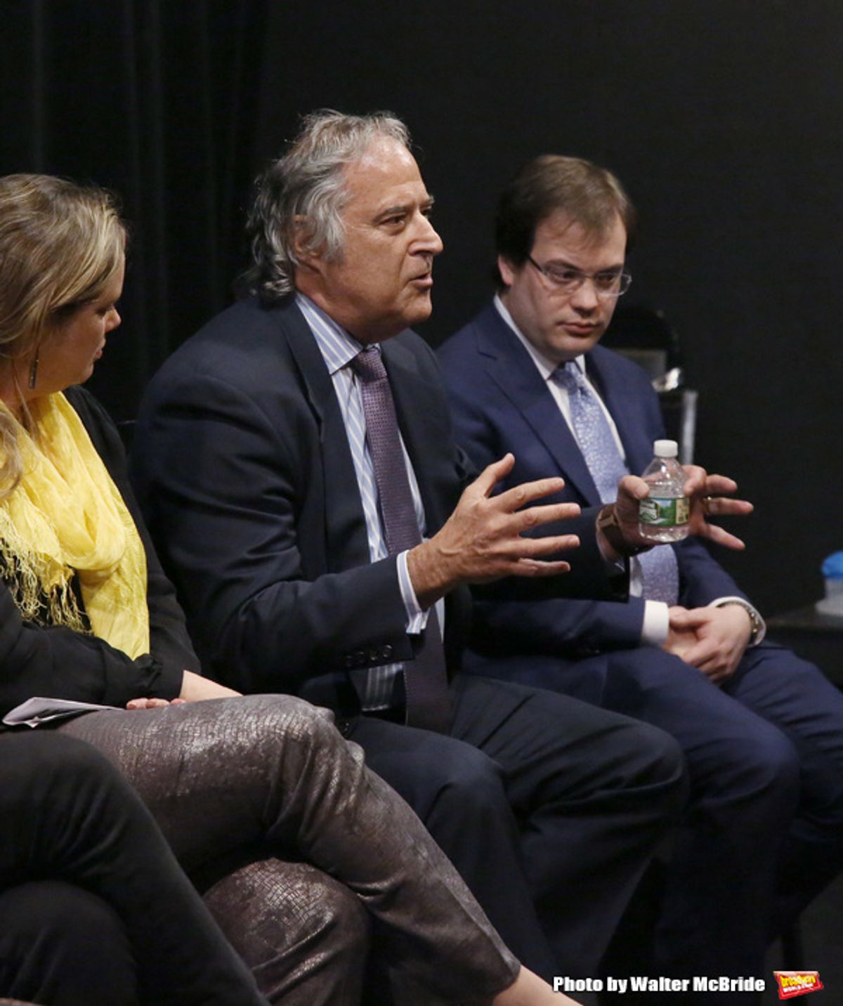 Themis Gomes, Stewart F. Lane and Hal Berman at 