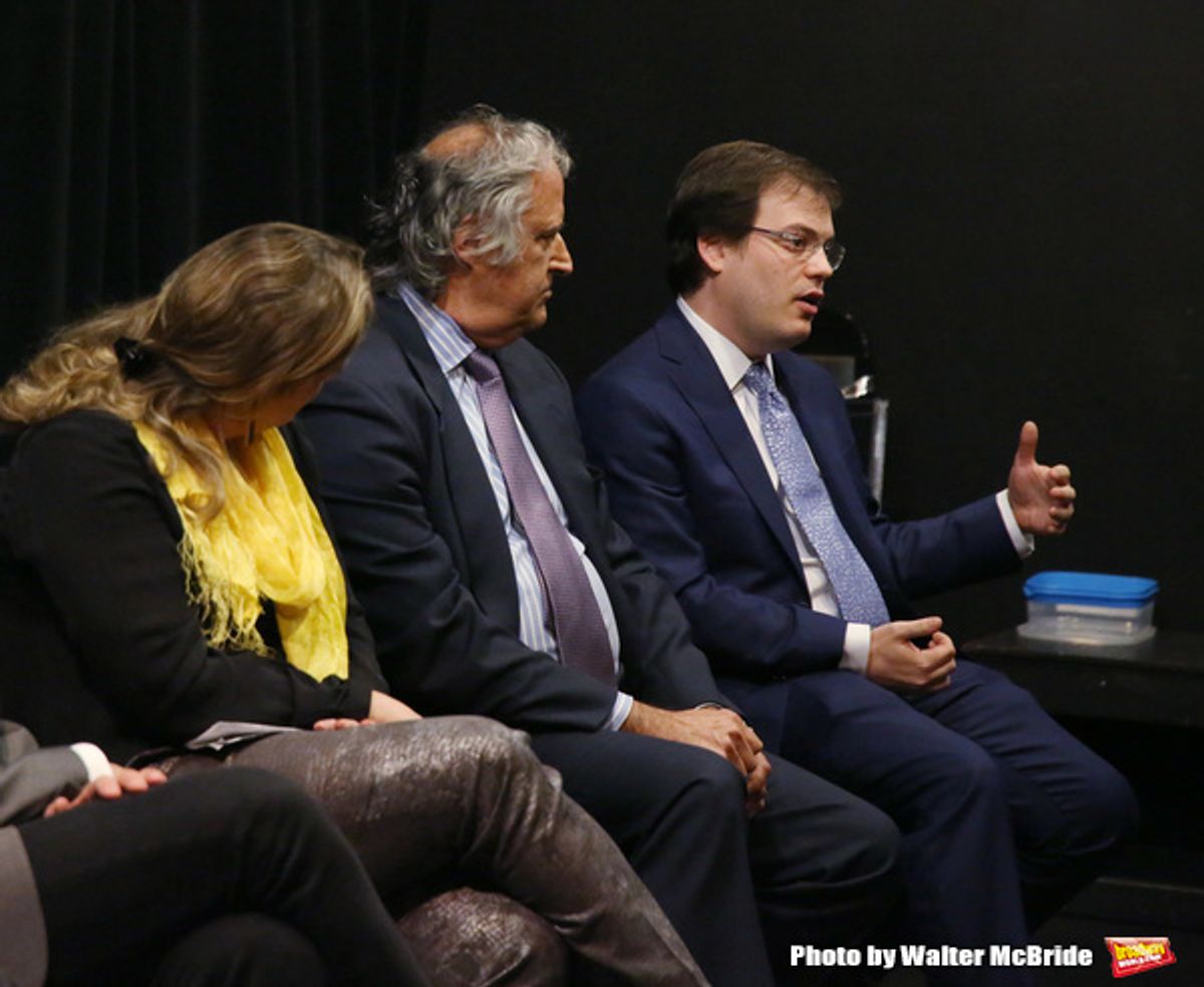 Themis Gomes, Stewart F. Lane and Hal Berman at 