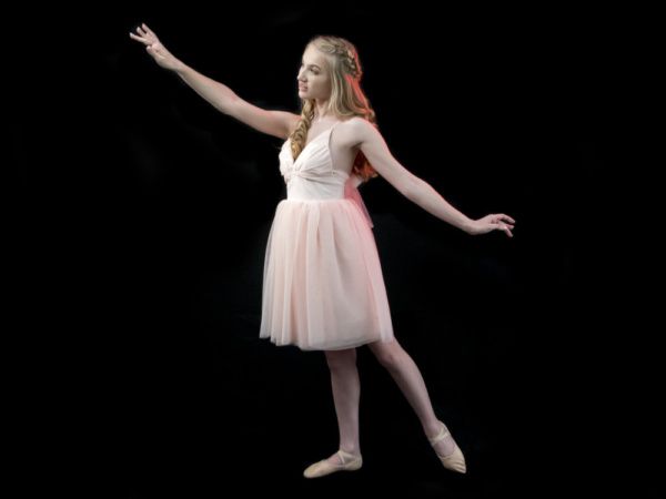 Fallon Goldsmith in Romeo and Juliet, Directed by Becca Johnson-Spinos for Outcry You Photo