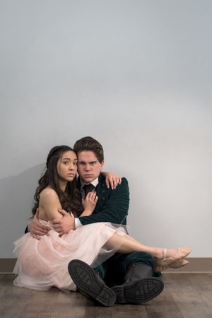 Arianna Sy and Andy Stratton in Romeo and Juliet, Directed by Becca Johnson-Spinos for Outcry Youth Theatre, Photograph by Jason Johnson-Spinos
@ BroadwayWorld Arianna Sy and Andy Stratton in Romeo and Juliet, Directed by Becca Johnson-Spinos fo Photo