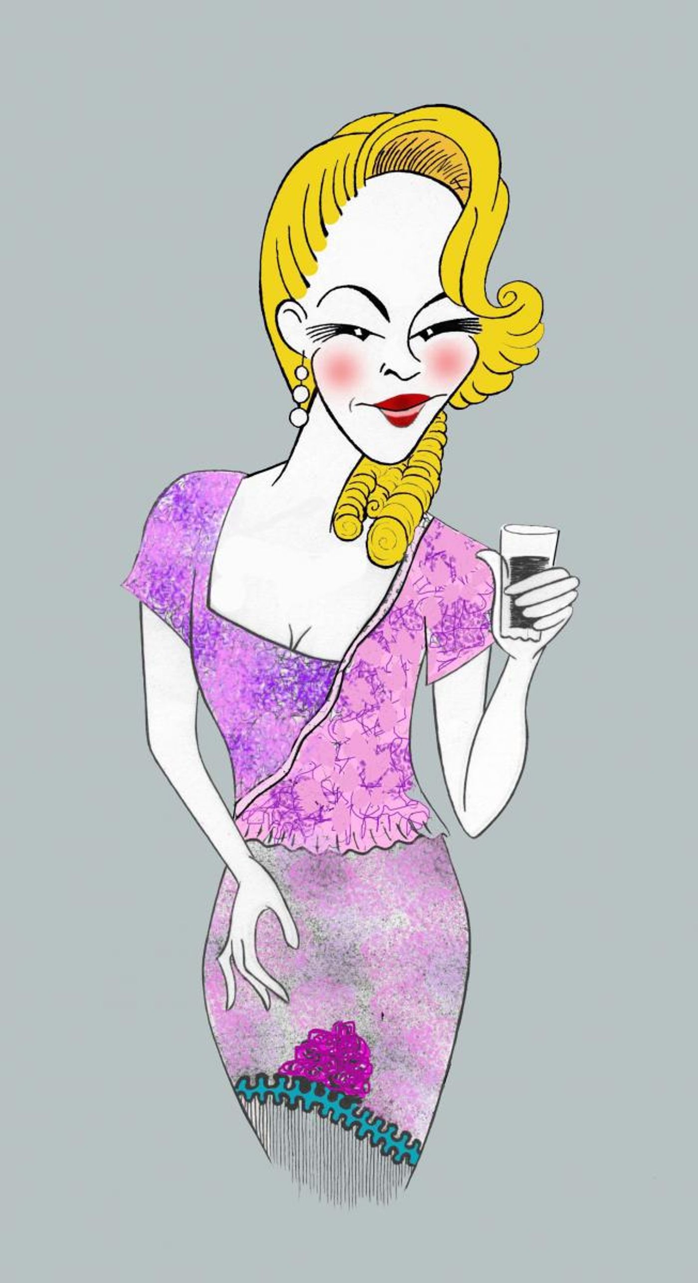 BWW Exclusive: Ken Fallin Draws the Stage - Tammy Blanchard in THE ICEMAN COMETH  Image