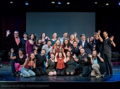 Full Company: David James Boyd, Samantha Kuperberg,Alexandra Mazzucchelli, April Lava Photo