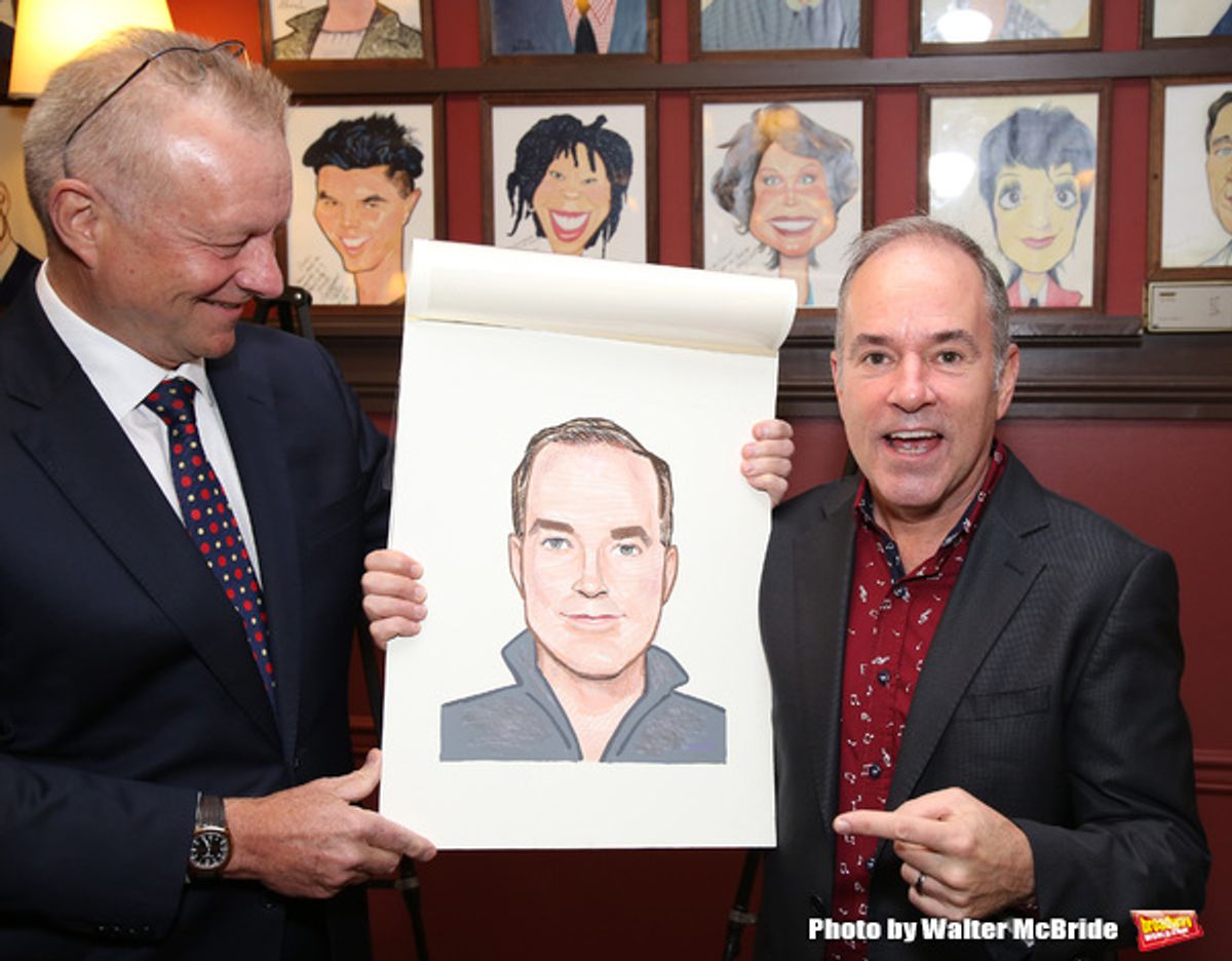 Max Klimavicius & Stephen Flaherty  at 