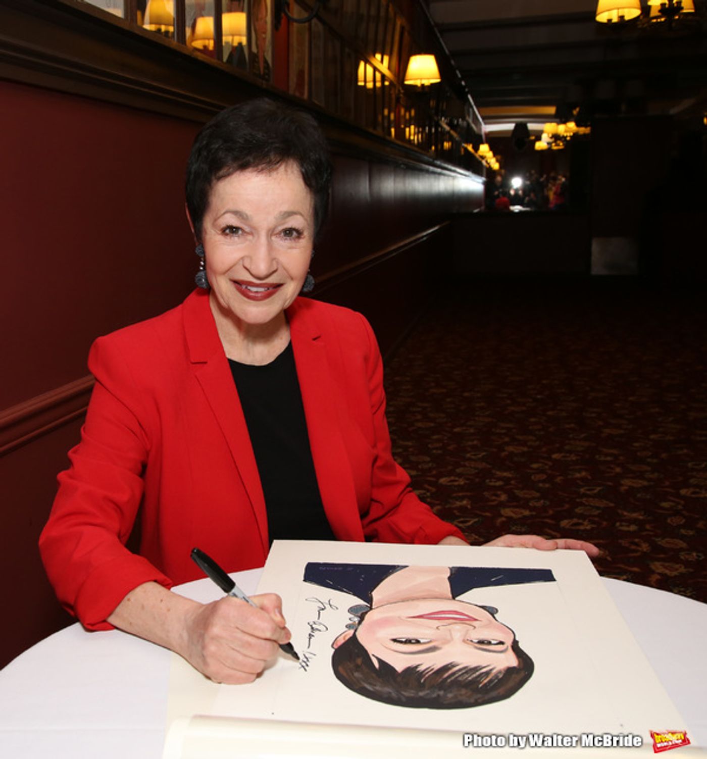 Photo Coverage: ONCE ON THIS ISLAND and ANASTASIA Composers Lynn Ahrens and Stephen Flaherty Celebrate Their! Sardi's Portraits  Image