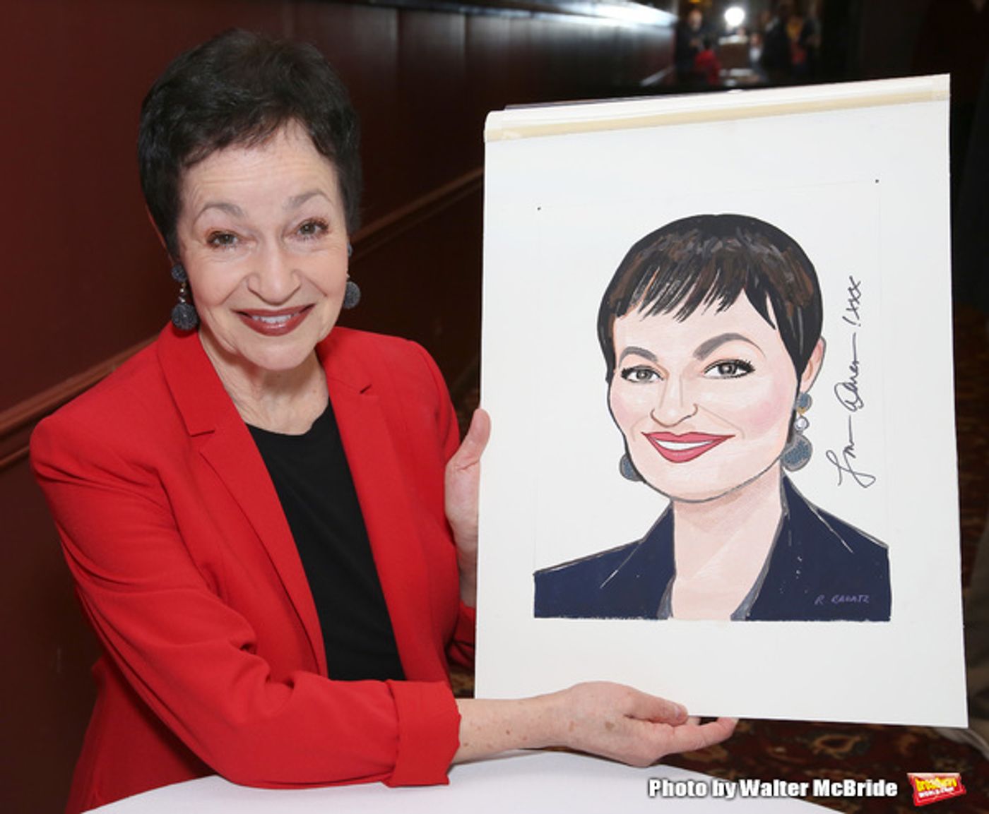 Photo Coverage: ONCE ON THIS ISLAND and ANASTASIA Composers Lynn Ahrens and Stephen Flaherty Celebrate Their! Sardi's Portraits  Image