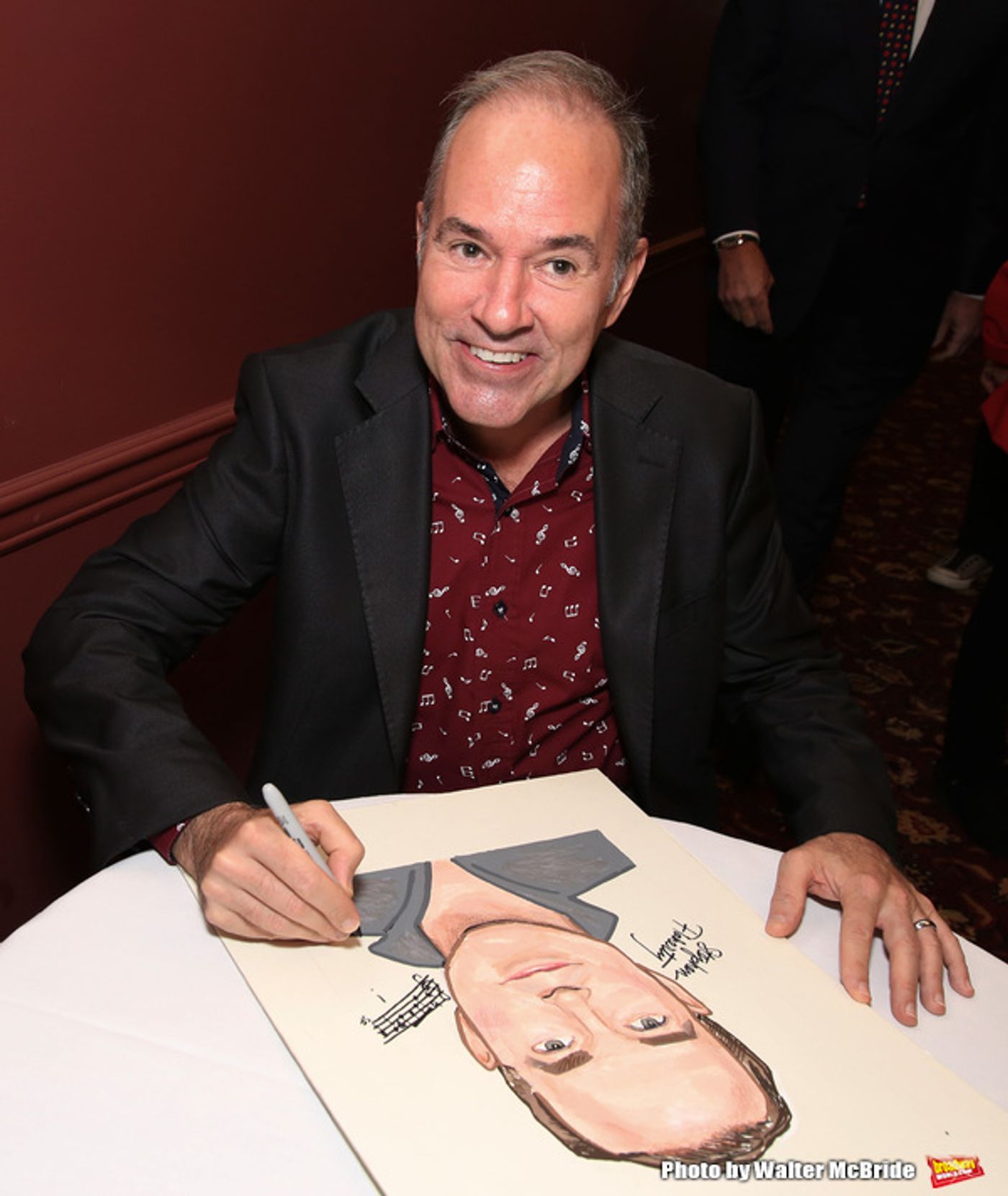 Photo Coverage: ONCE ON THIS ISLAND and ANASTASIA Composers Lynn Ahrens and Stephen Flaherty Celebrate Their! Sardi's Portraits  Image