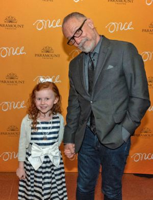 Everleigh Murphy (Ivonka) with Paramount Theatre Artistic Director Jim Corti, director of Once @ BroadwayWorld Everleigh Murphy (Ivonka) with Paramount Theatre Artistic Director Jim Corti, directo Photo