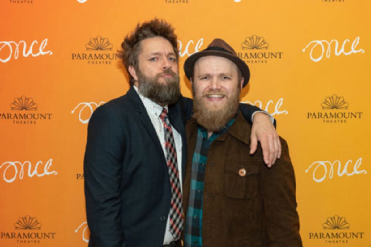 Matt Kahler (ensemble) and Jon Patrick Penick (Billy) at 