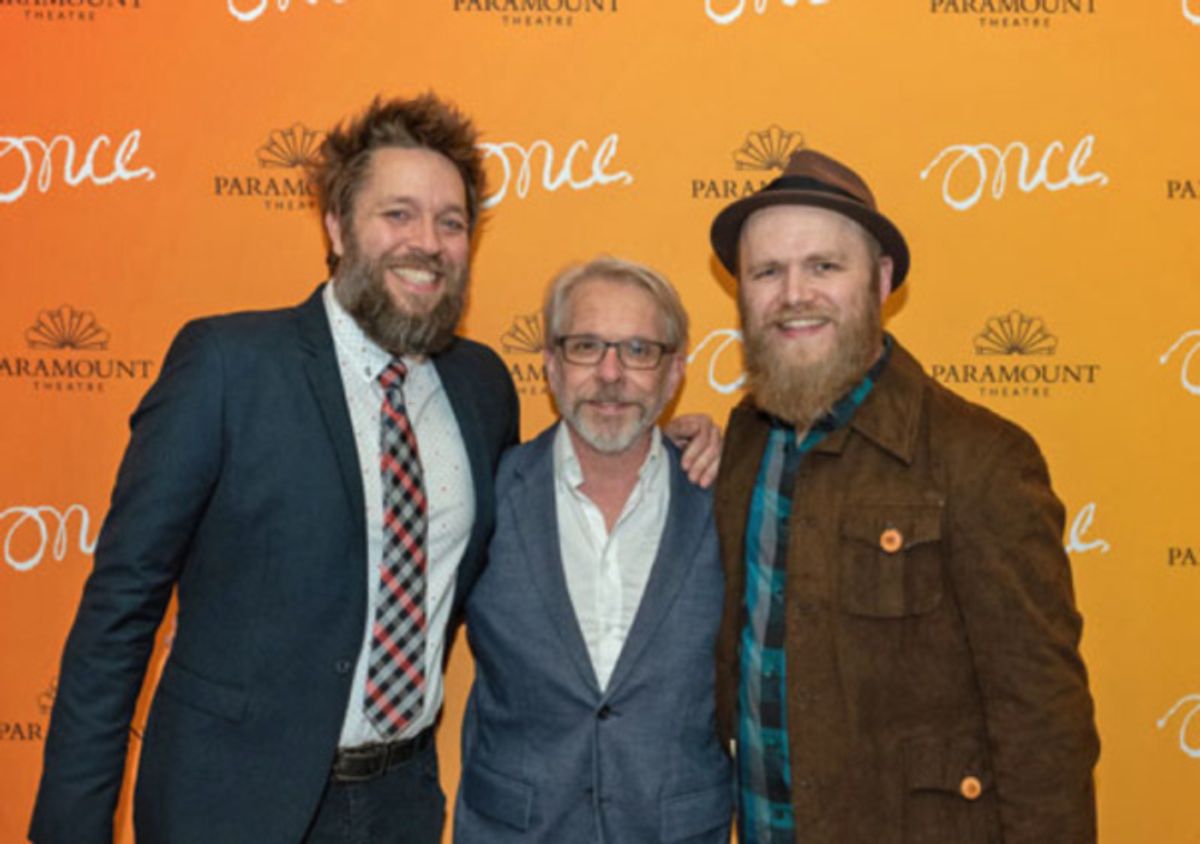 Matt Kahler (ensemble), Larry Tobias (Da) and Jon Patrick Penick (Billy)  at 