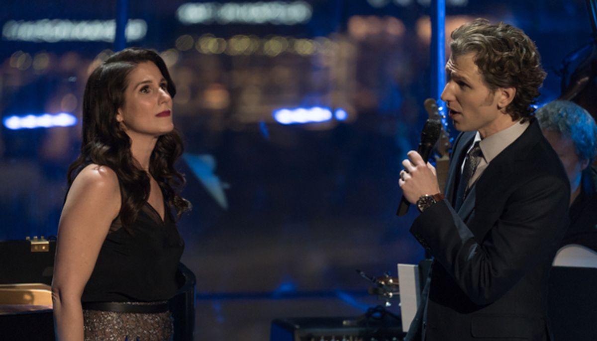 Stephanie J. Block & Sebastian Arcelus at 