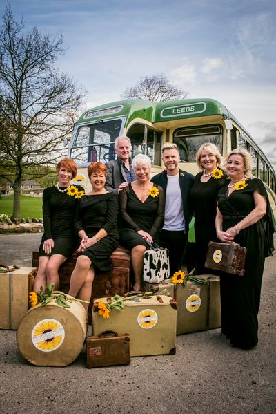 Anna-Jane Casey, Ruth Madoc, Tim Firth, Denise Welch, Gary Barlow, Fern Britton & Reb Photo