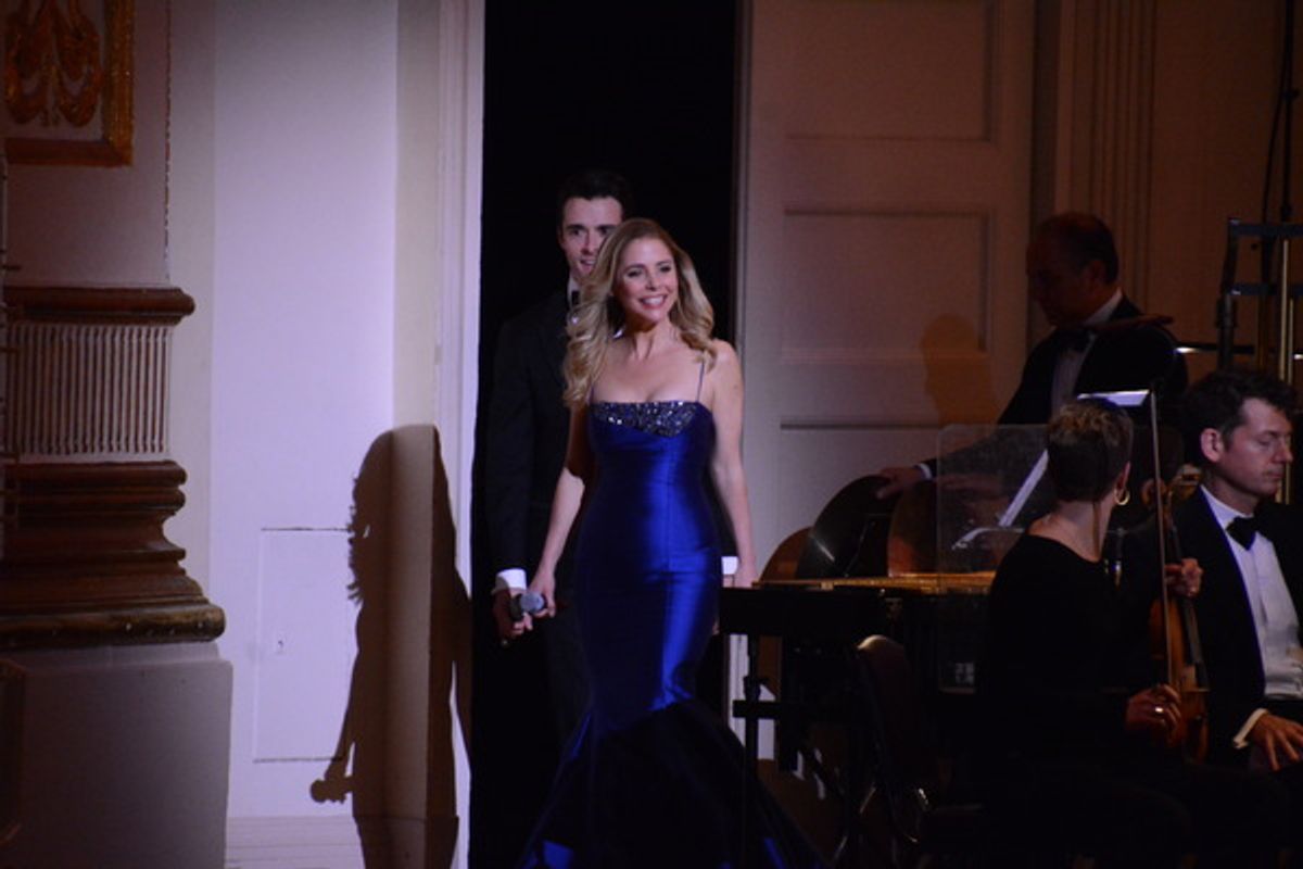 Kerry Butler and Corey Cott at 