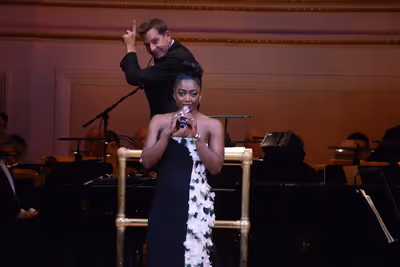 Steven Reineke and Patina Miller Photo