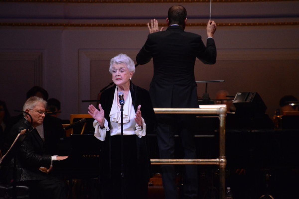 Alan Menken and Angela Lansbury at 