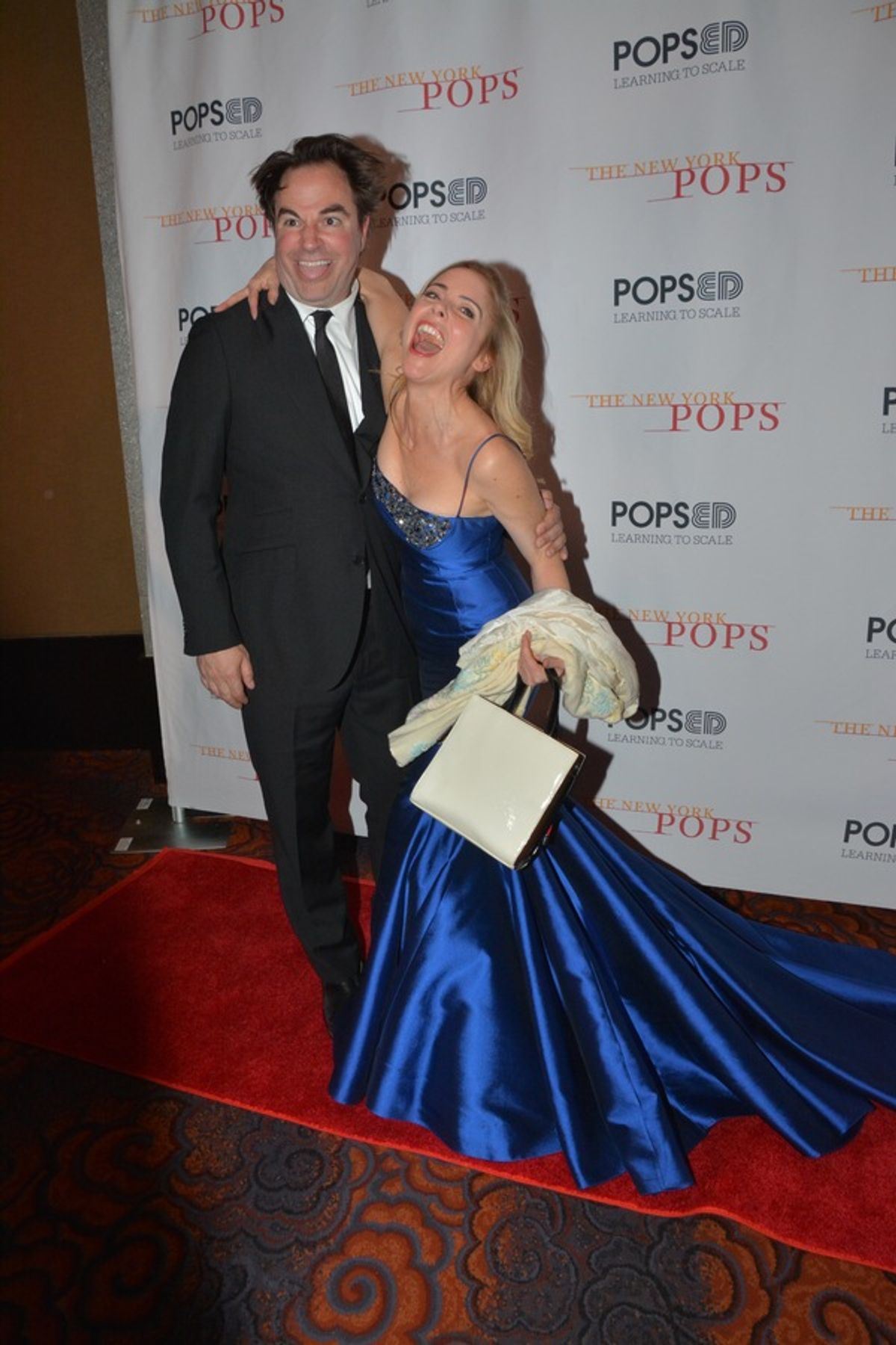 Roger Bart and Kerry Butler at 