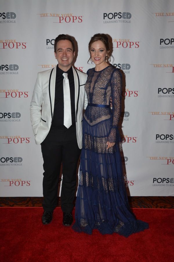 Benjamin Rauhala and Laura Osnes Photo