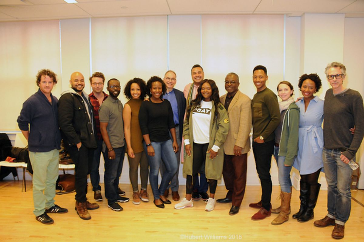   Peter  O'Connor,  Justin  Cunningham,  Ashley  Robinson,  Charlie  Hudson  III,  Stephanie  Umoh,  Crystal  Lucas-Perry,  Andrew  Levine  (The  Sheen  Center),  Rajendra  Ramoon  Maharaj,  Shanice  Wil-liams,  Harvey  Butler,  Brandon  Gill,  Anita  Wel at 