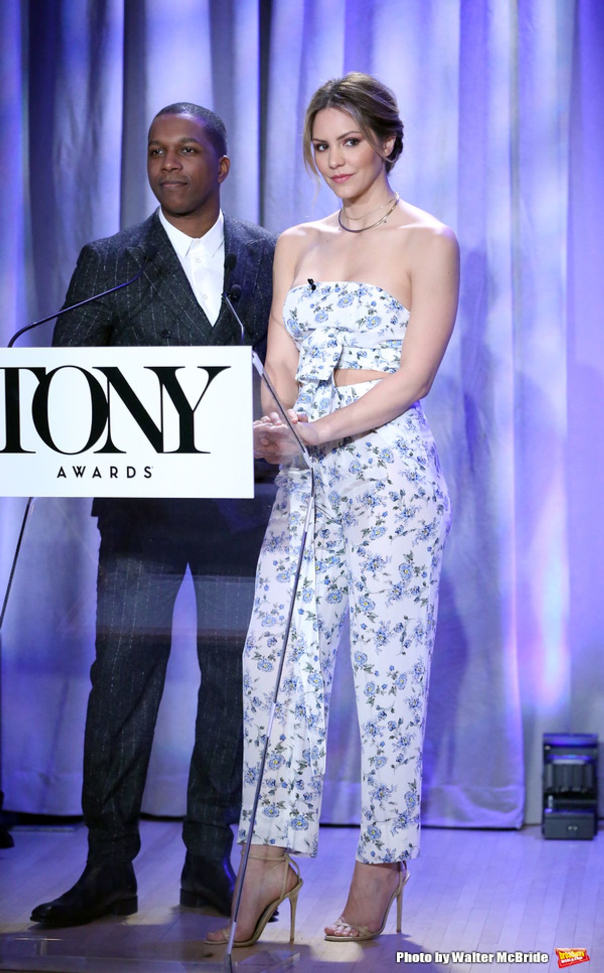 Leslie Odom Jr. and Katharine McPhee  at 