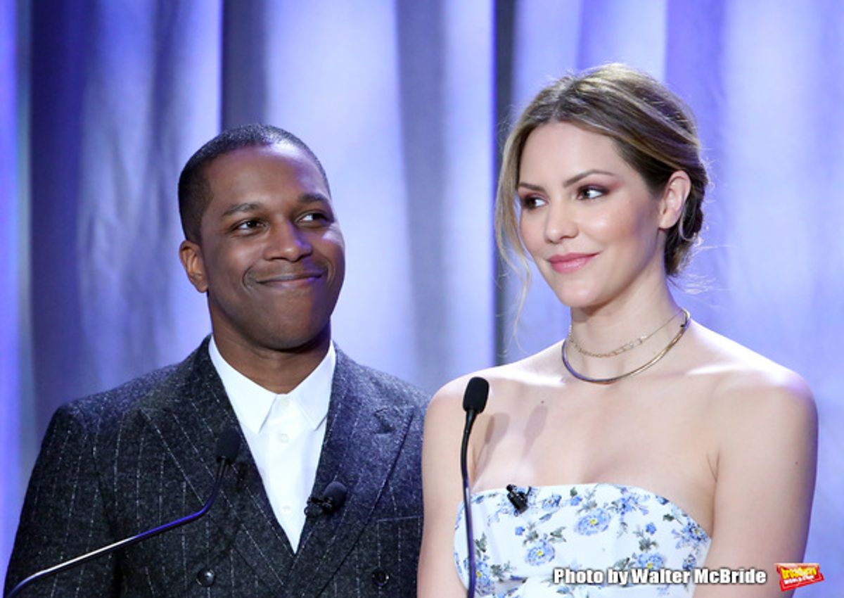 Leslie Odom Jr. and Katharine McPhee at 
