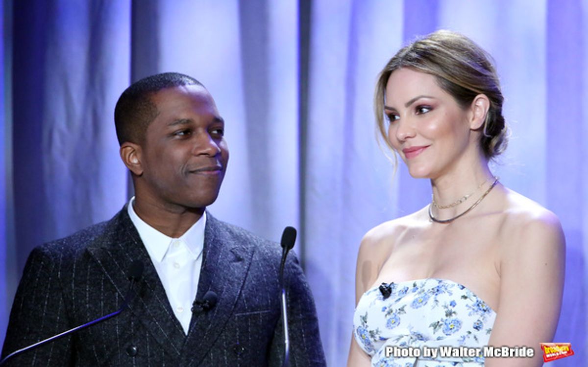 Leslie Odom Jr. and Katharine McPhee at 