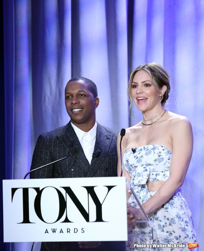 Leslie Odom Jr. and Katharine McPhee  Photo