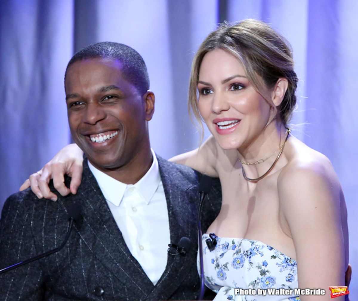 Leslie Odom Jr. and Katharine McPhee  at 